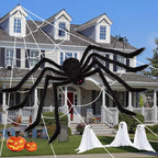 Giant Plush Spider Halloween Decoration