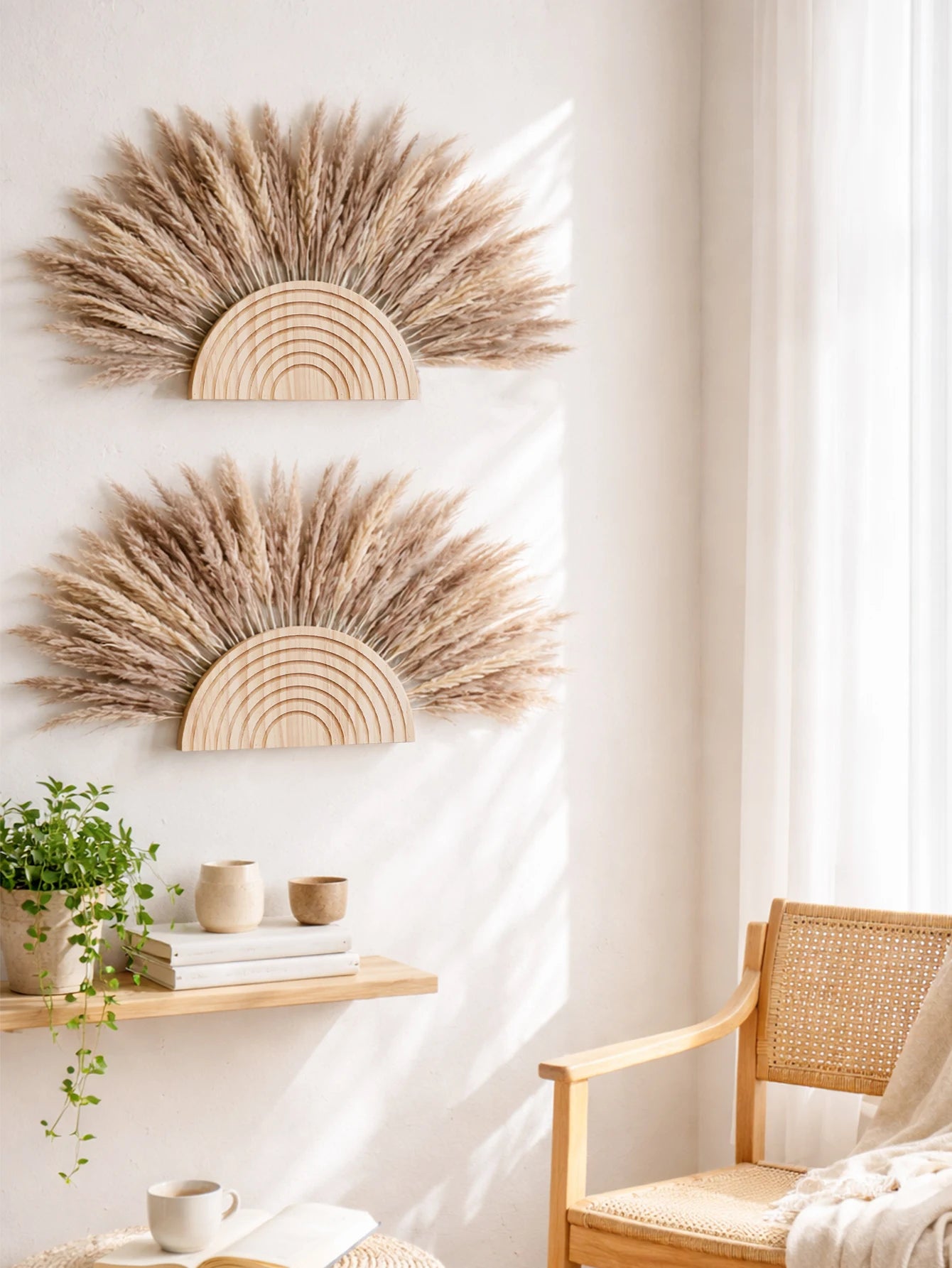 Trellis Wooden Rainbow Wall Planter Vase