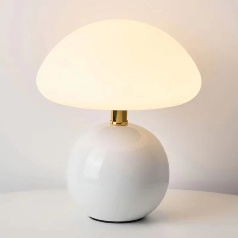 Halcyon Ceramic Mushroom Table Lamp
