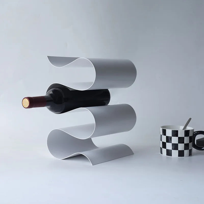Volta Metal Wave Wine Rack