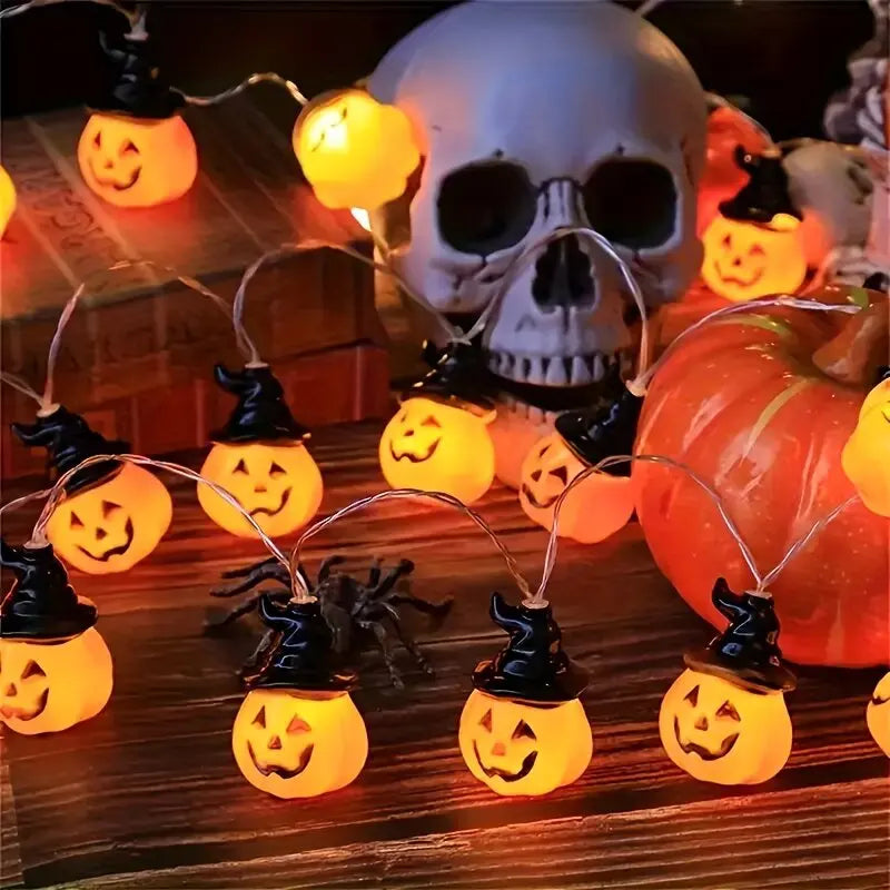 Pumpkin Halloween String Lights