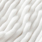 Meadow Soft Textured Coral Fleece Throw Blanket