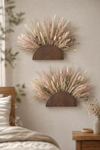 Trellis Wooden Rainbow Wall Planter Vase