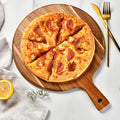 Round Wooden Pizza Serving Board