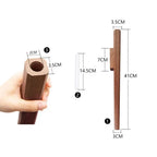 Paloma Wall-Mounted Skinny Wooden Vase