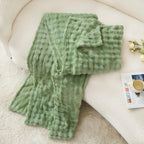 Marina Textured Plush Throw Blanket