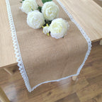 Kestrel Jute Lace Table Runner