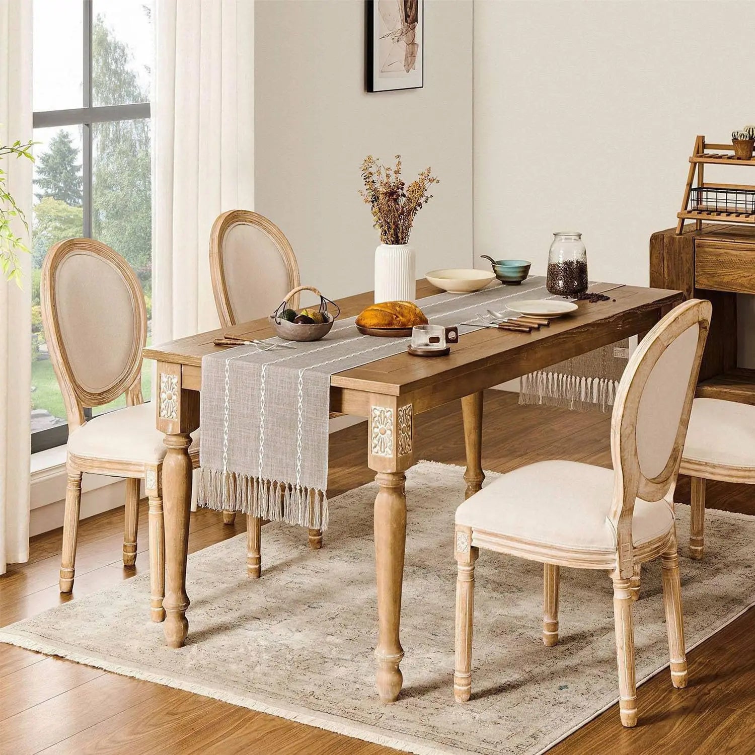 Kinley Rustic Linen Table Runner