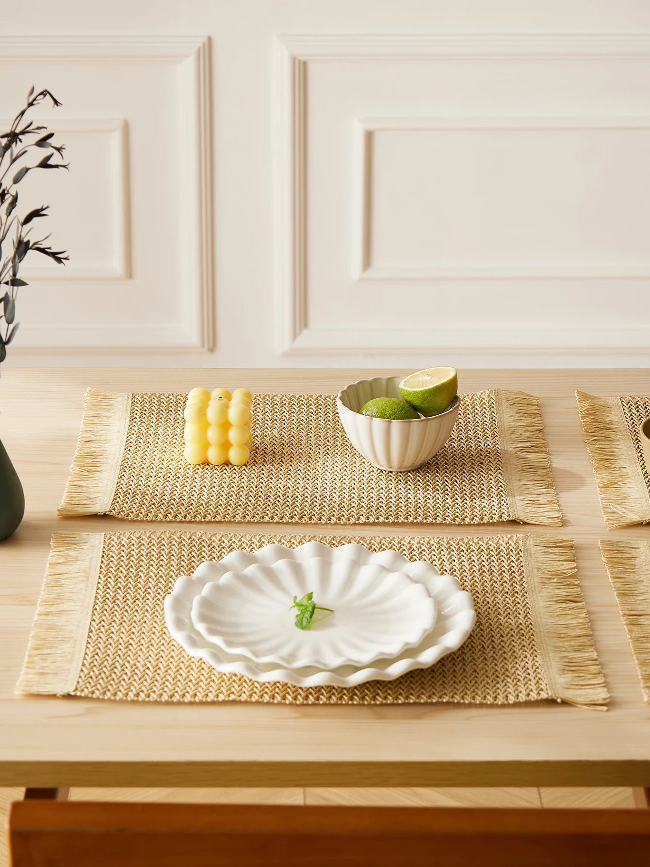 Roslin Woven Fringe Placemats