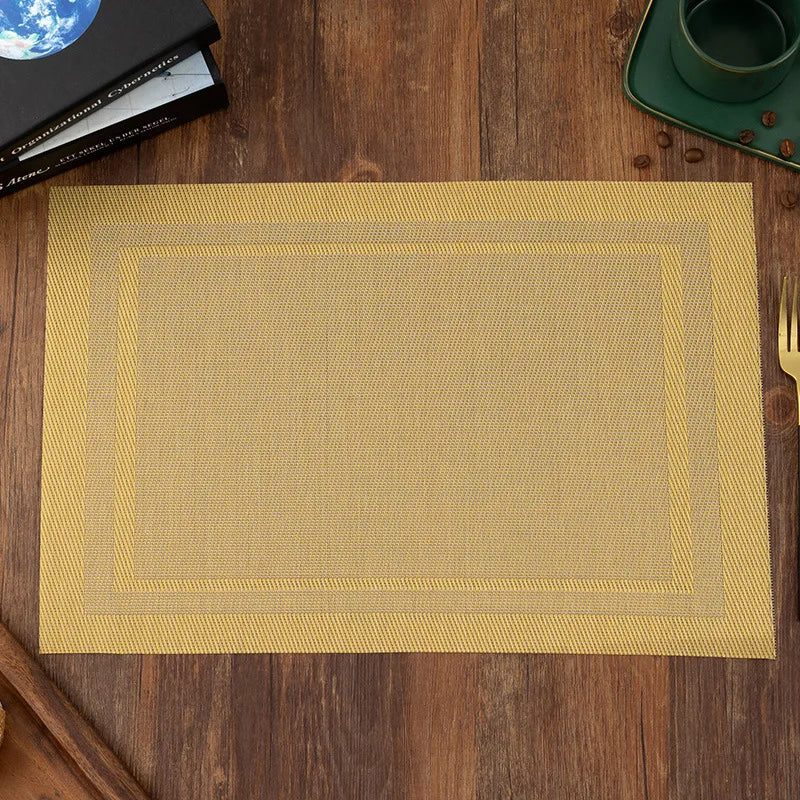 Harmon Woven Vinyl Dining Placemats