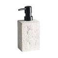 Riverstone Ceramic Soap Dispenser with Stone Texture