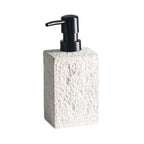 Riverstone Ceramic Soap Dispenser with Stone Texture