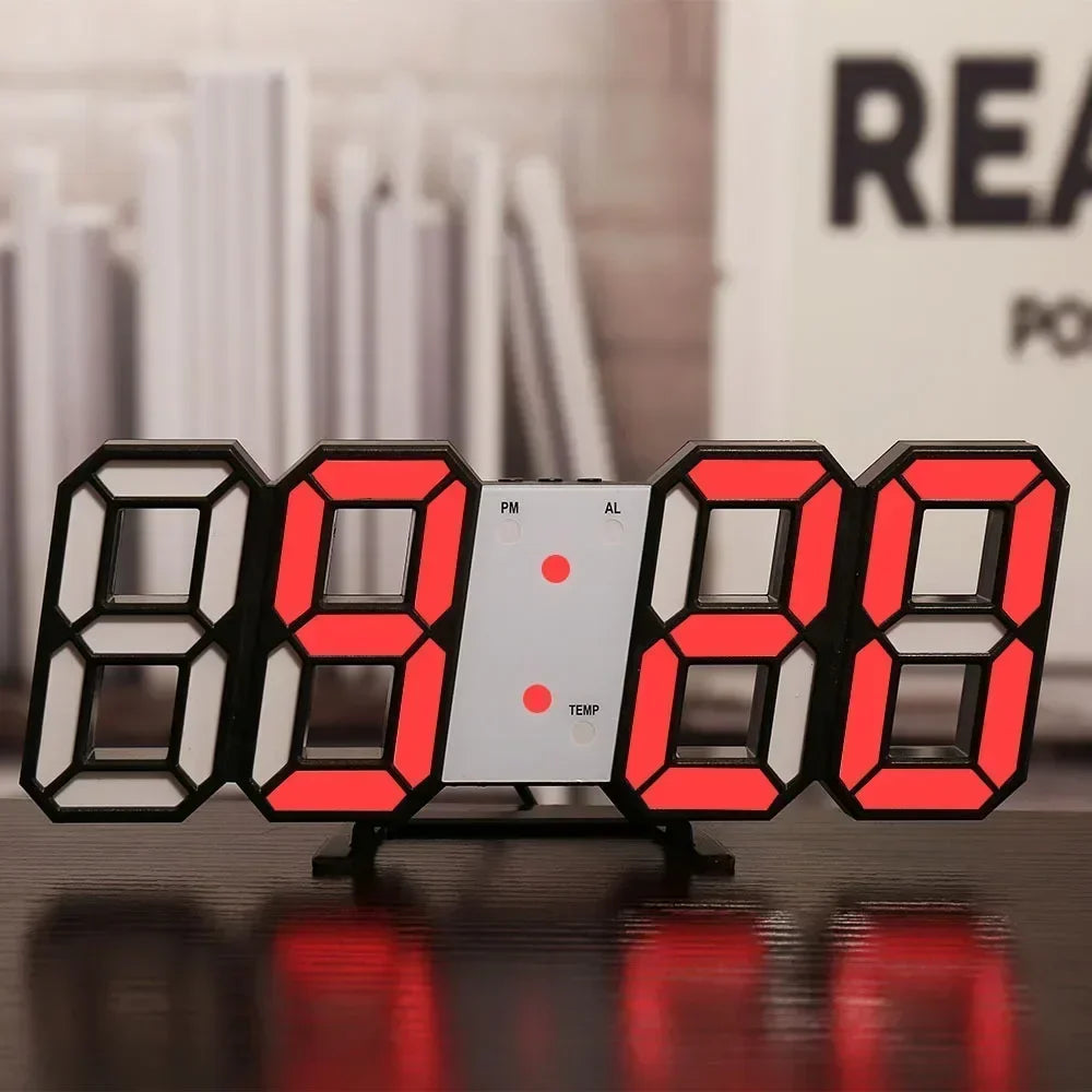 Axiom 3D LED Digital Desk Clock