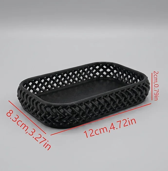 Trellis Woven Storage Tray