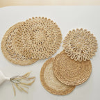Kalani Boho Natural Jute Round Placemats