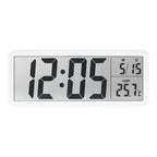 Tempo Digital LCD Clock with Date and Temperature Display