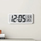 Tempo Digital LCD Clock with Date and Temperature Display