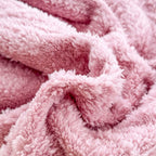 Cascade Plush Floral Textured Throw Blanket