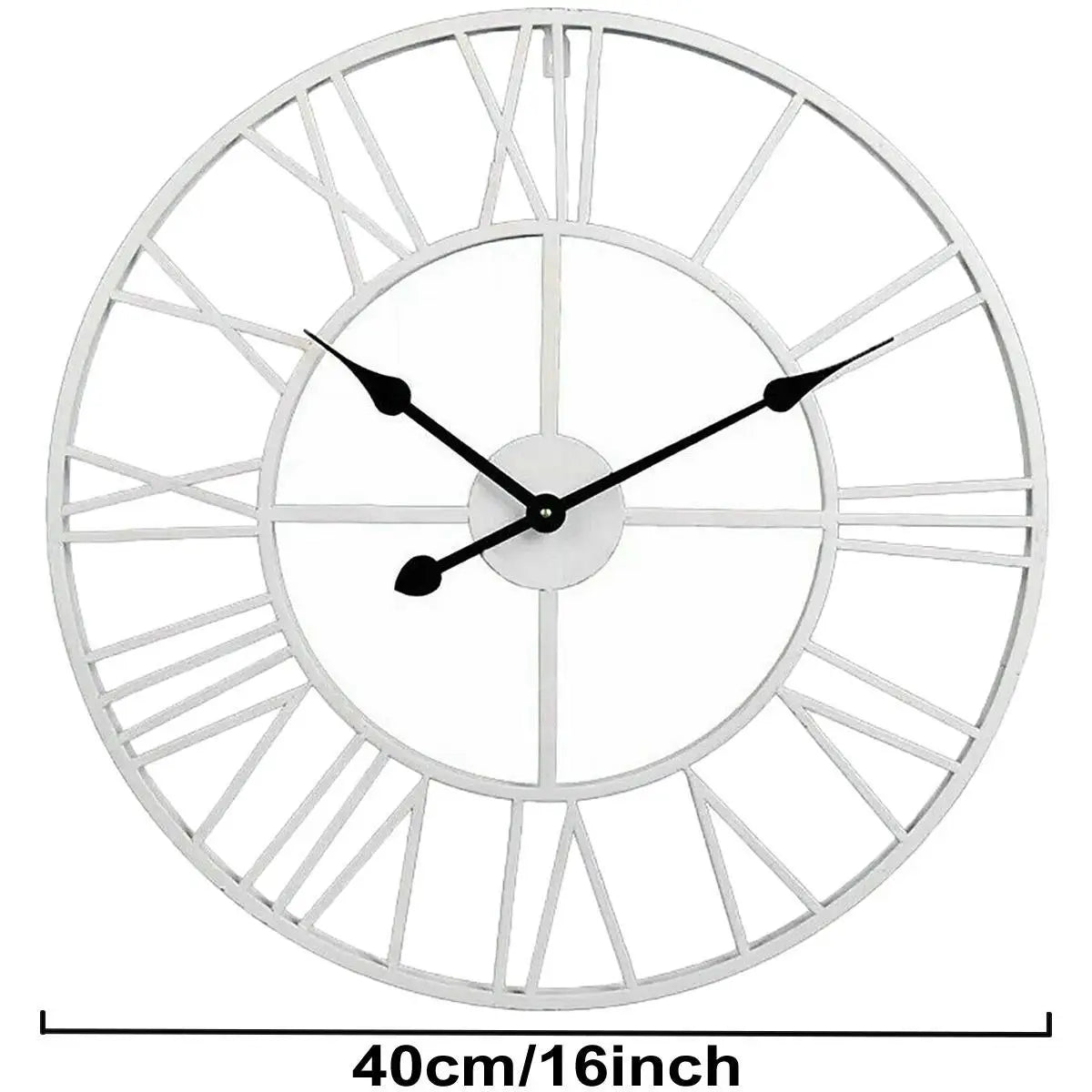 Meridian Metal Skeleton Wall Clock