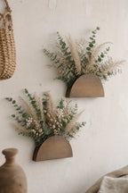 Trellis Wooden Rainbow Wall Planter Vase