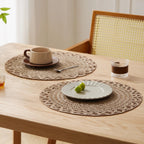 Kestrel Round Jute Woven Placemats