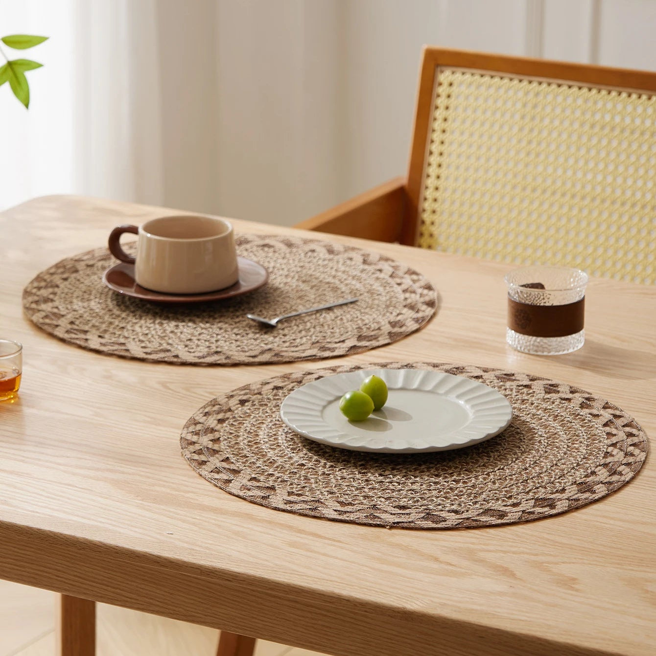 Kestrel Round Jute Woven Placemats