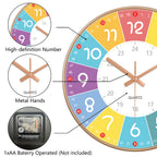 Educational Wall Clock for Kids