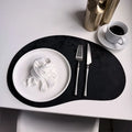 Larkspur Cashew Shaped Leather Placemats