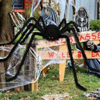 Giant Plush Spider Halloween Decoration