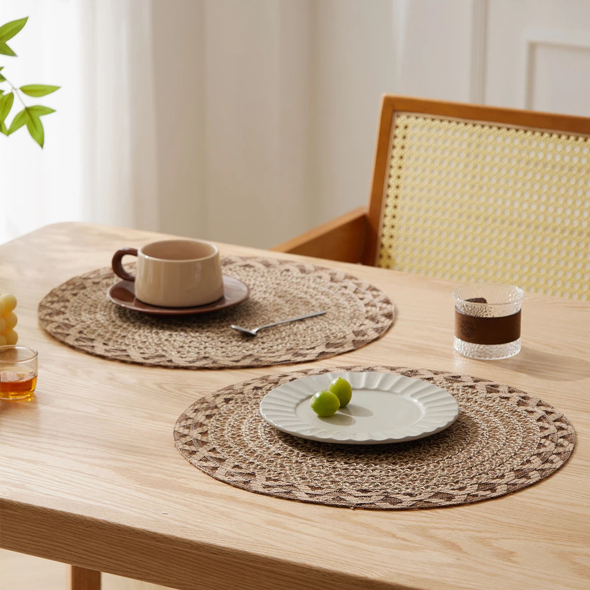 Kestrel Round Jute Woven Placemats