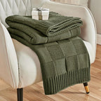 Huxley Chunky Knit Throw Blanket