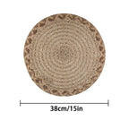 Kestrel Round Jute Woven Placemats