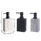 Riverstone Ceramic Soap Dispenser with Stone Texture