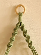 Thistle Boho Macrame Hanging Wall Shelf