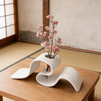 Kintsu Sculptural Ribbon Vase