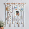 Paloma Macrame Boho Hanging Wall Photo Display