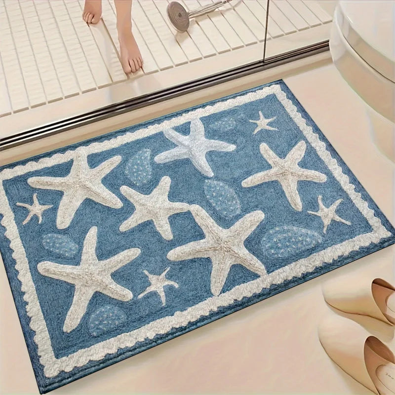 Coastal Starfish Floor Mat