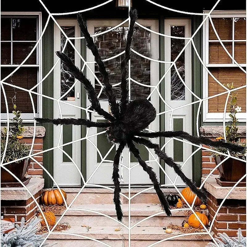 Giant Plush Spider Halloween Decoration