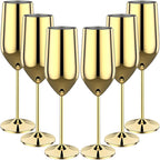 Cassara Stainless Steel 6-Piece Glassware Set