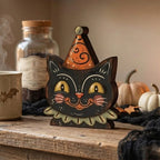 Harvest Halloween Wood Tabletop Signs (Set of 5)