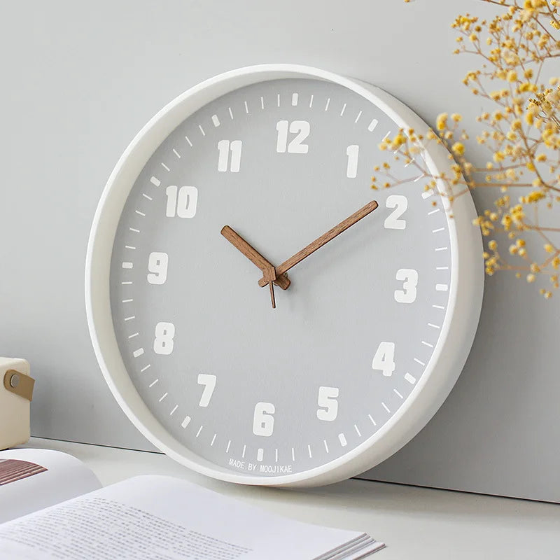 Harmon Silent Wall Clock with Minimalist Dial