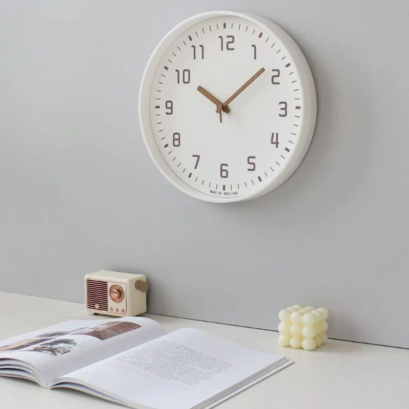 Harmon Silent Wall Clock with Minimalist Dial