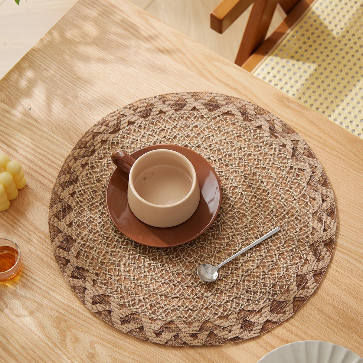 Kestrel Round Jute Woven Placemats