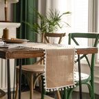 Kestrel Jute Lace Table Runner