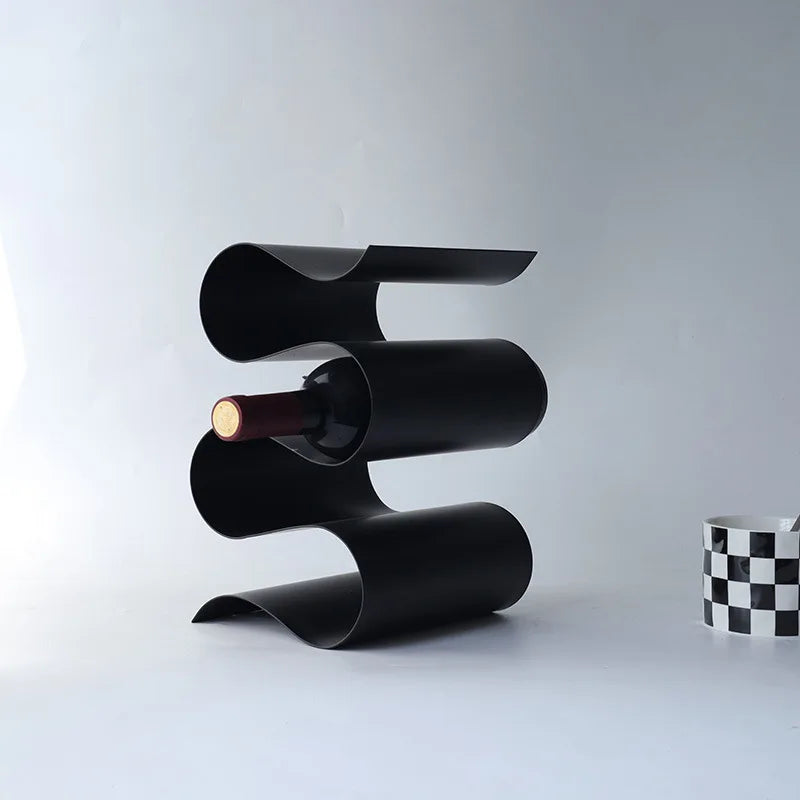 Volta Metal Wave Wine Rack