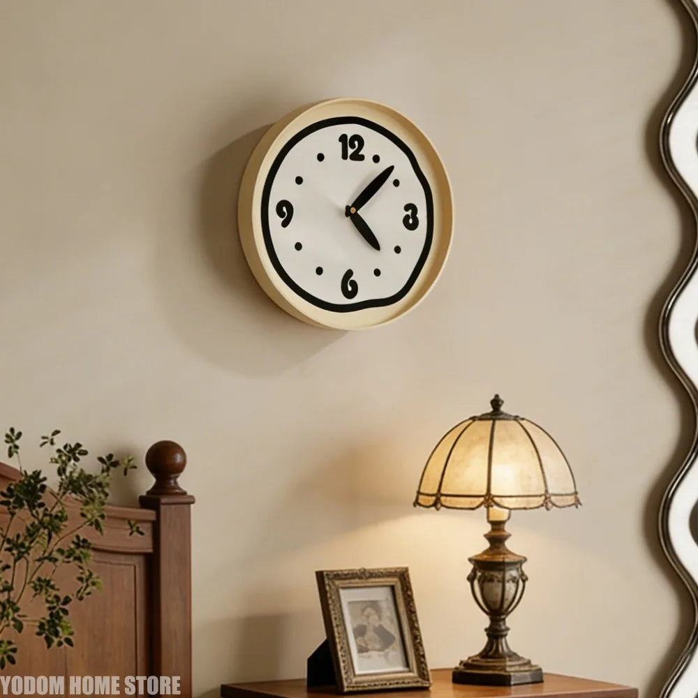 Cartoon Warped Wall Clock