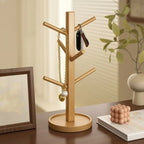 Oakwood Tree-Shaped Organizer Stand