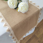 Kestrel Jute Lace Table Runner