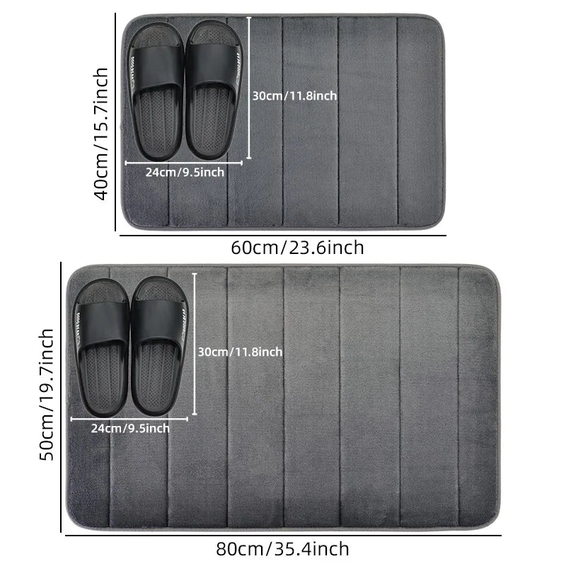 Minimalist Memory Foam Bath Mat