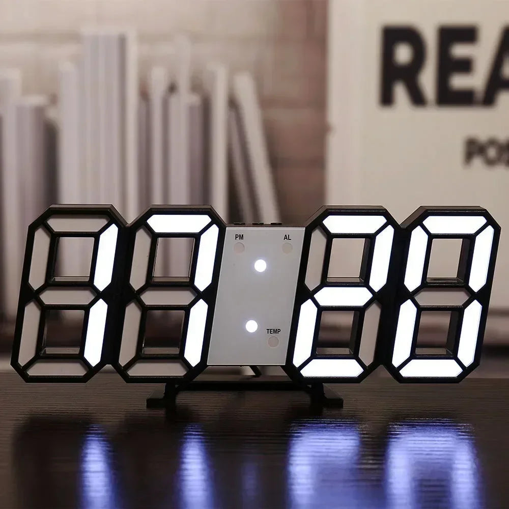Axiom 3D LED Digital Desk Clock